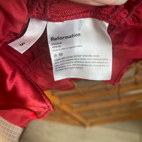 Reformation Viviana Silk Top S - Picture 5 of 5